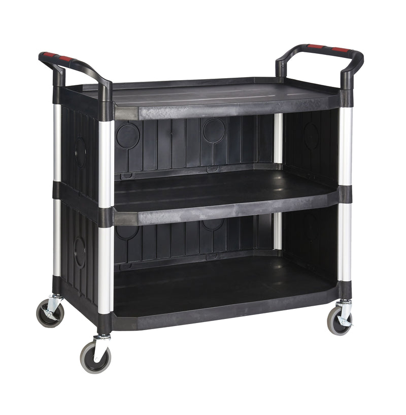 Proplaz Shelf Trolleys - Plastic Sides  Get Me Packaging 990 x 515 x 1010  