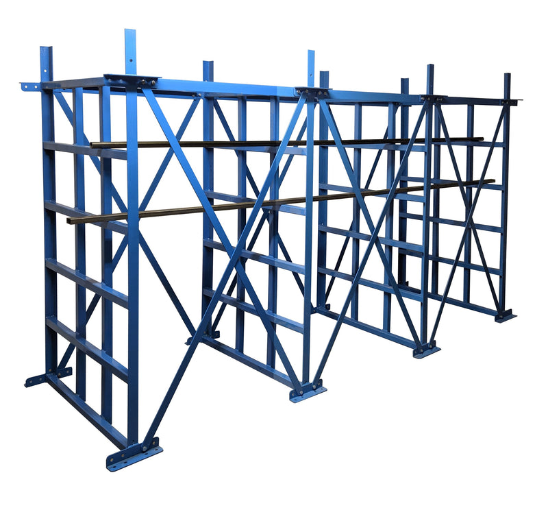 Heavy Duty Bar CUBI-Rack  Get Me Packaging 2 Columns with Spacers & Angles  