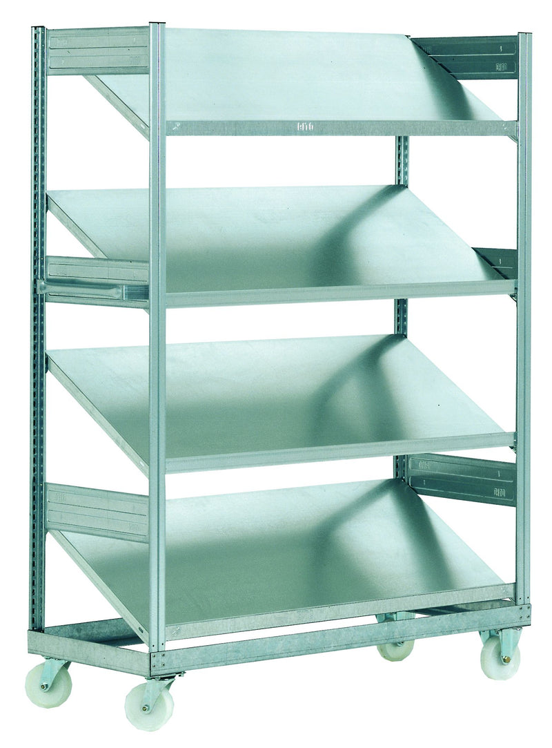 Inclined Mobile Shelving  Get Me Packaging Without Containers  