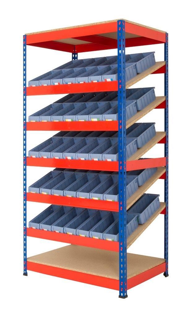 Kanban Shelving  Get Me Packaging 70 Shelf Trays 7 