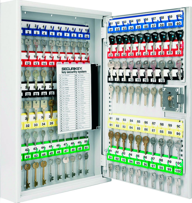 'Key Vault' Security Key Cabinets  Get Me Packaging 100 Bunches 550 x 380 x 140 