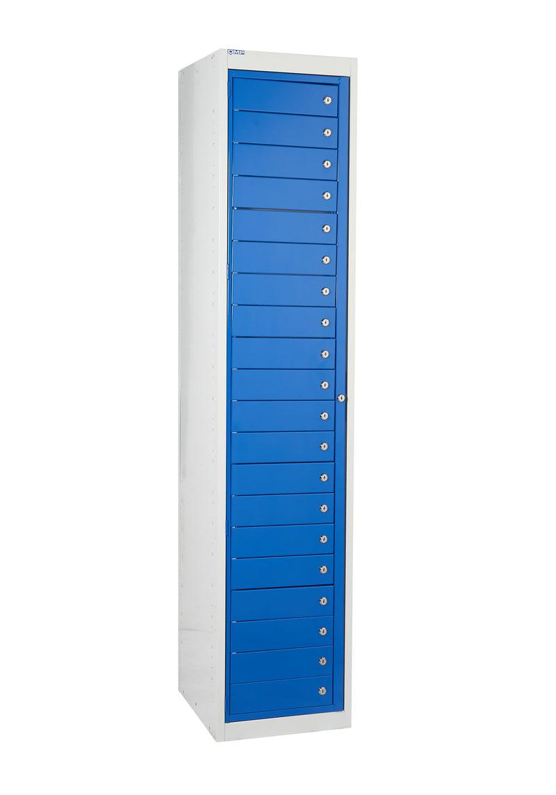 Flat Garment Lockers  Get Me Packaging 5 Dark Blue 1800 x 380 x 450