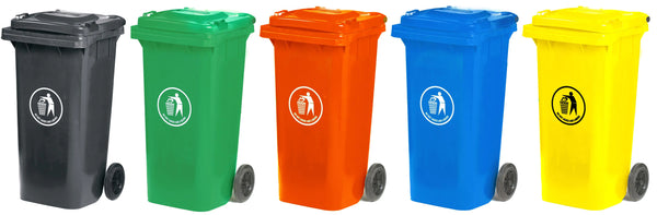 Wheeled Bin - 120 Litre  Get Me Packaging   