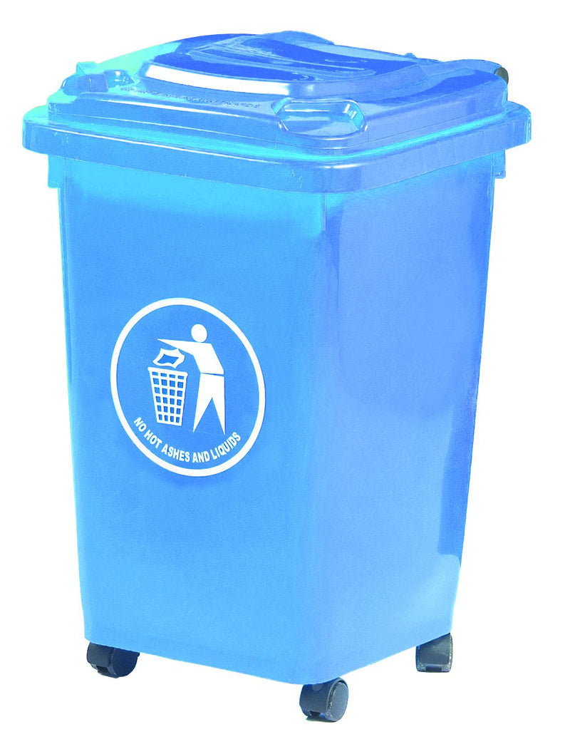 Wheeled Bin - 30 & 50 Litre  Get Me Packaging 50 Blue 