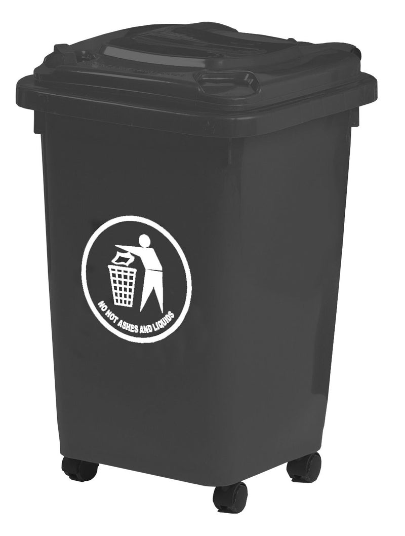 Wheeled Bin - 30 & 50 Litre  Get Me Packaging 50 Dark Grey 