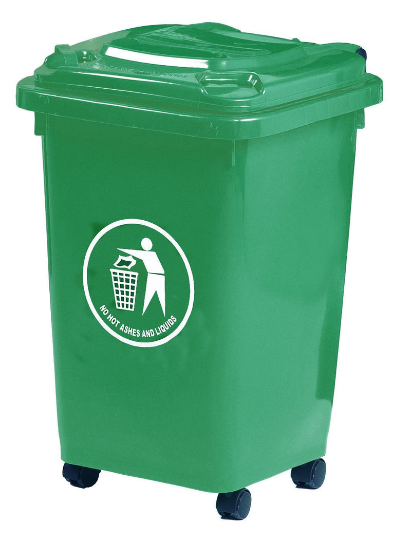 Wheeled Bin - 30 & 50 Litre  Get Me Packaging 50 Green 