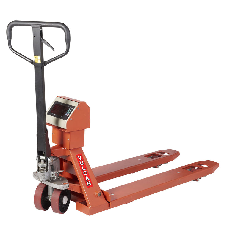 VULCAN Premium Weigh Scale Pallet Truck  Get Me Packaging 540 1150 2000