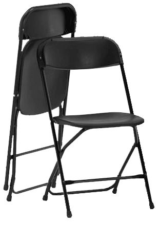 Stabil Folding Chairs  Get Me Packaging Black  