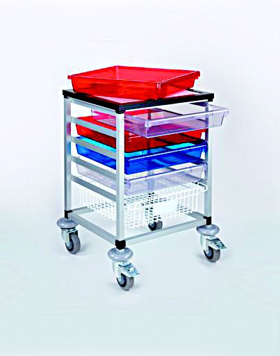 Small Parts Trolleys  Get Me Packaging 515 x 490 x 550  