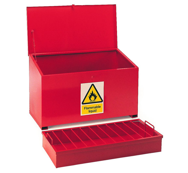 Petroleum Storage Chests  Get Me Packaging .25 cubic metres 610 x 630 x 655 H front - 810 H rear 46