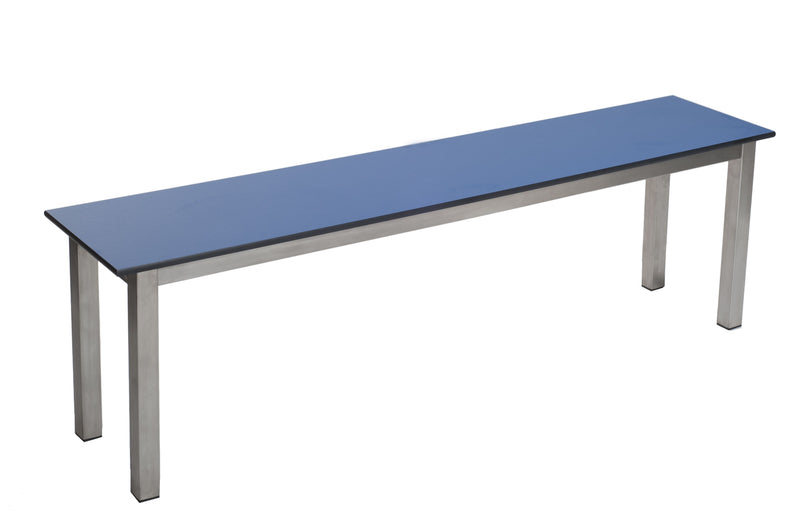 Aqua Mezzo Stainless Steel Benches with Laminate Seats  Get Me Packaging 1000 2 