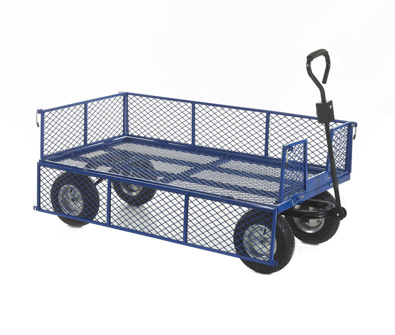 Industrial General Purpose Trucks  Get Me Packaging Mesh General Purpose Truck with Mesh Sides & Ends Puncture Proof Wheels