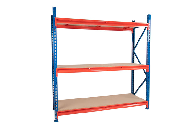 Longspan HD Racking Starter Bay - Chipboard  Get Me Packaging   