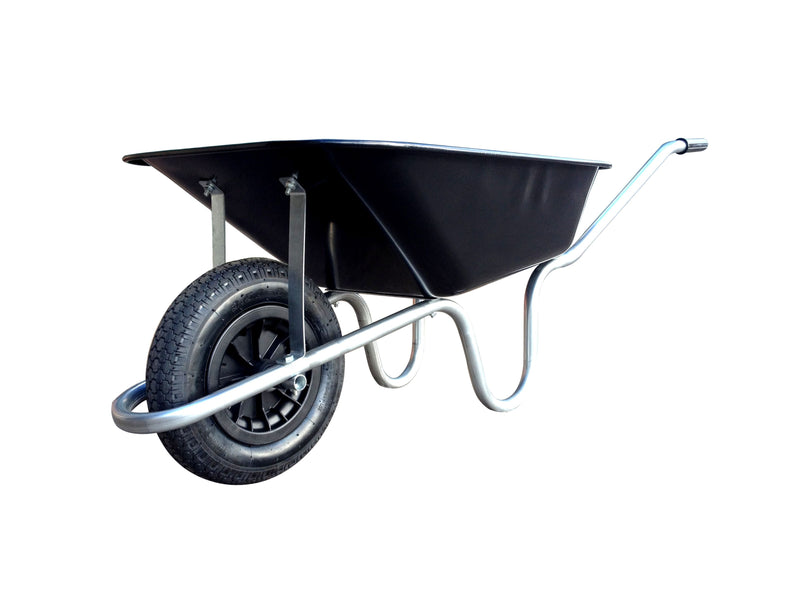 Galvanised & Steel Pan Wheelbarrows  Get Me Packaging Steel  