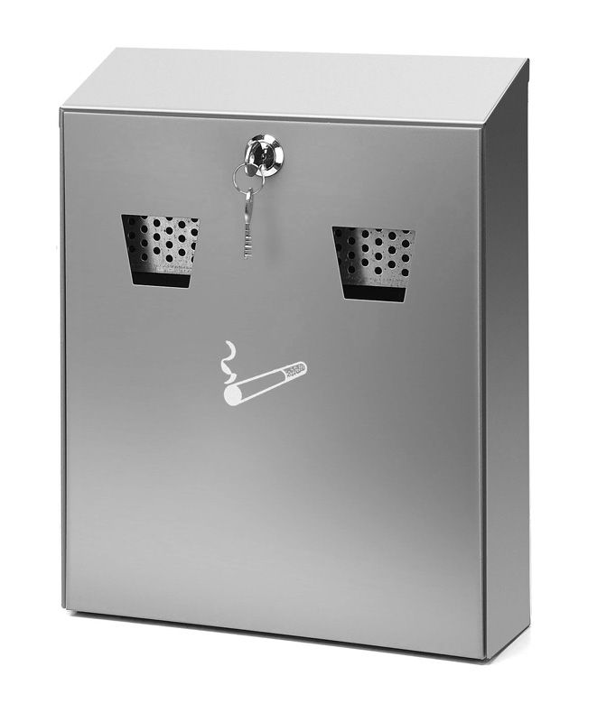 Wall Ashtray Bins  Get Me Packaging Stainless Steel  