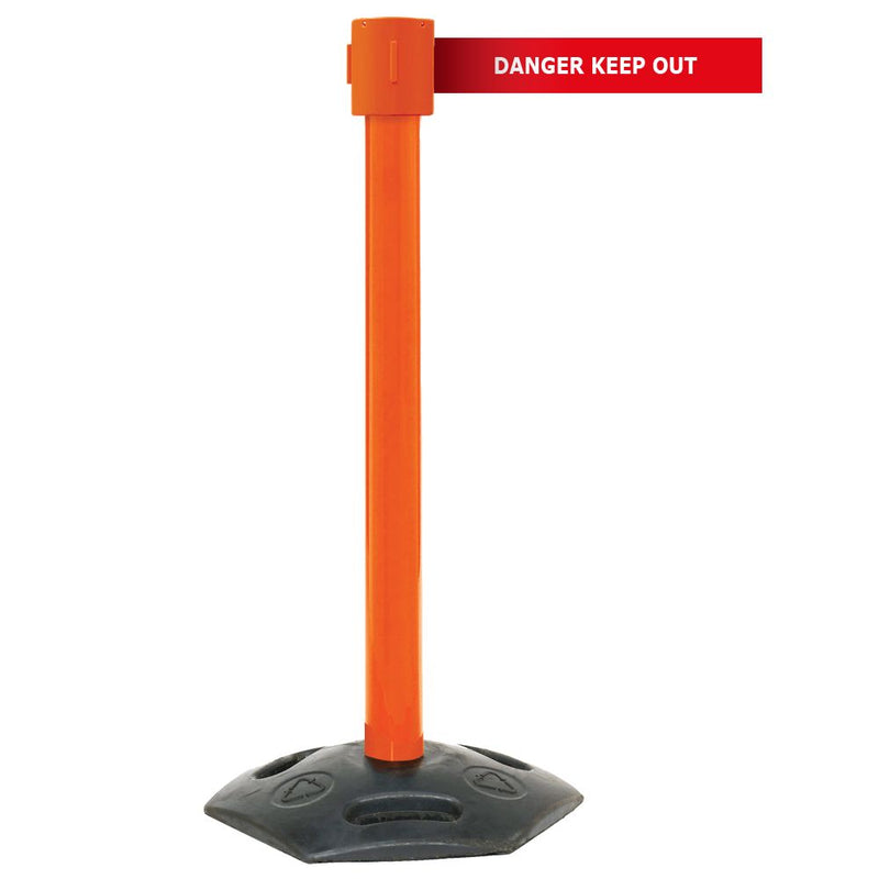 Premium Weatherproof Barriers  Get Me Packaging Orange DANGER KEEP OUT - Red 