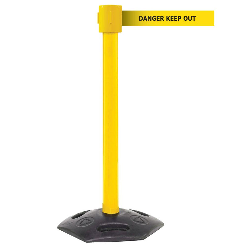 Premium Weatherproof Barriers  Get Me Packaging Yellow DANGER KEEP OUT - Yellow 