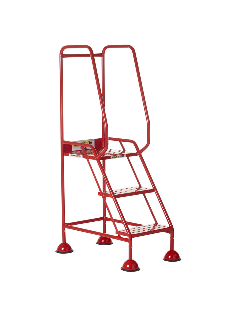 Climb-It UK Domed Feet Steps - Red  Get Me Packaging   