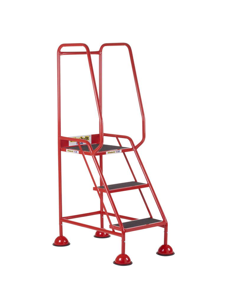 Climb-It UK Domed Feet Steps - Red  Get Me Packaging   