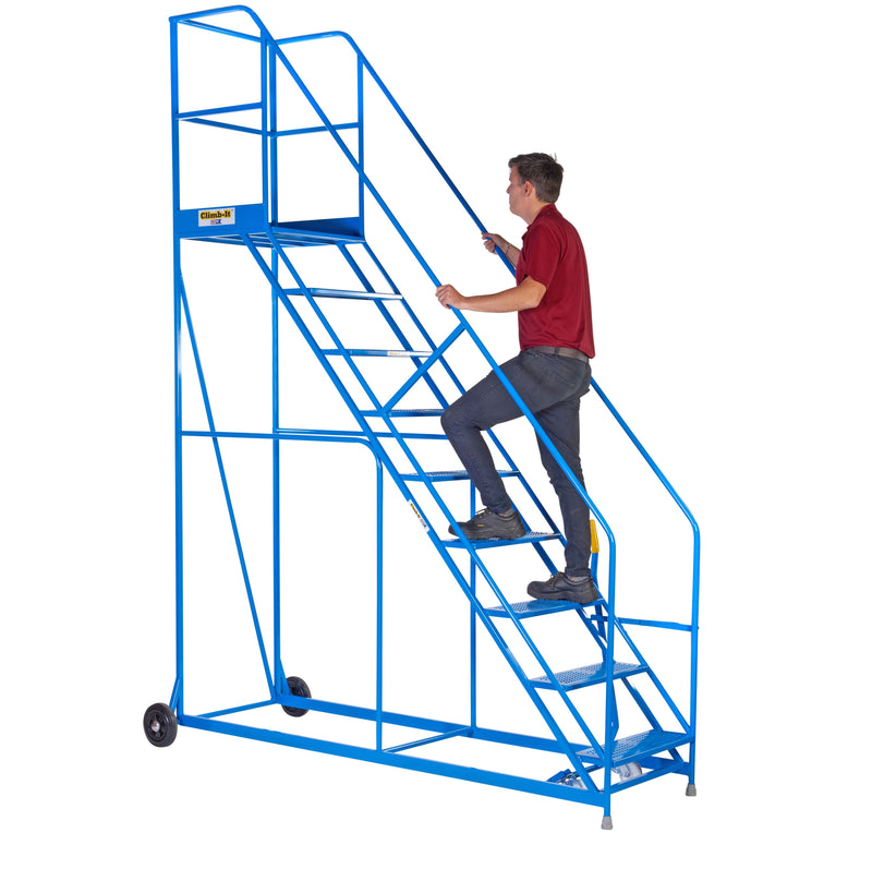 Climb-It UK Easy Climb Steps Ladders Get Me Packaging Blue 3 