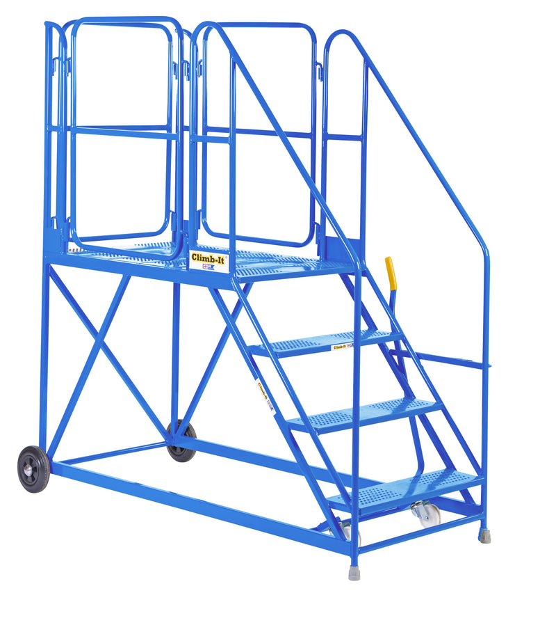 Climb-It UK Easy Slope Work Platforms - 1200mm Platform  Get Me Packaging Blue 3 