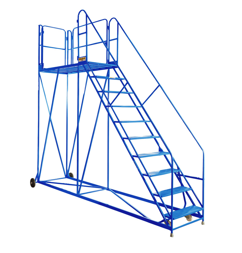 Climb-It UK Easy Slope Work Platforms - 1800mm Platform  Get Me Packaging Blue 3 