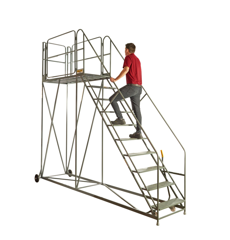 Climb-It UK Easy Slope Work Platforms - 1800mm Platform  Get Me Packaging Grey 3 