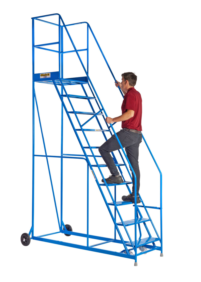 Climb-It UK Warehouse Steps  Get Me Packaging Blue 3 