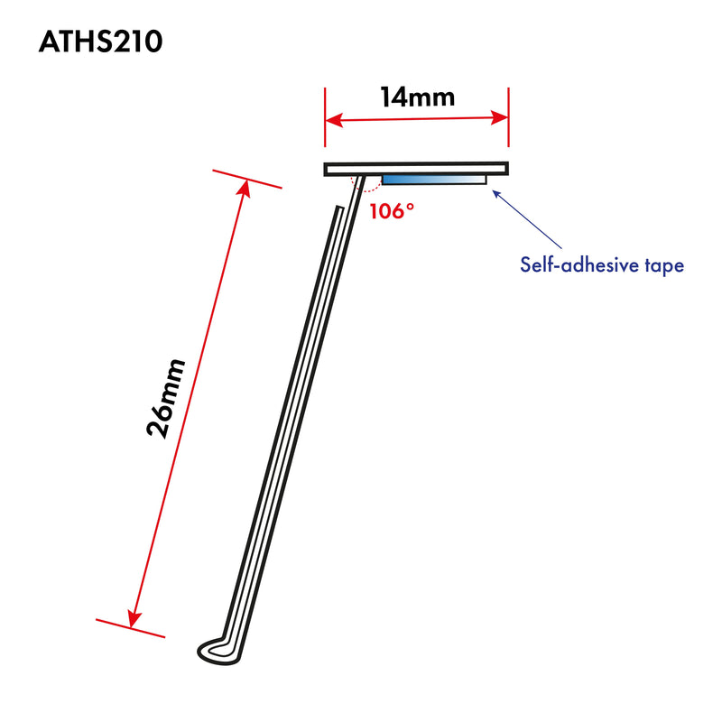 Angled Ticket Holder  Get Me Packaging 26 x 100  