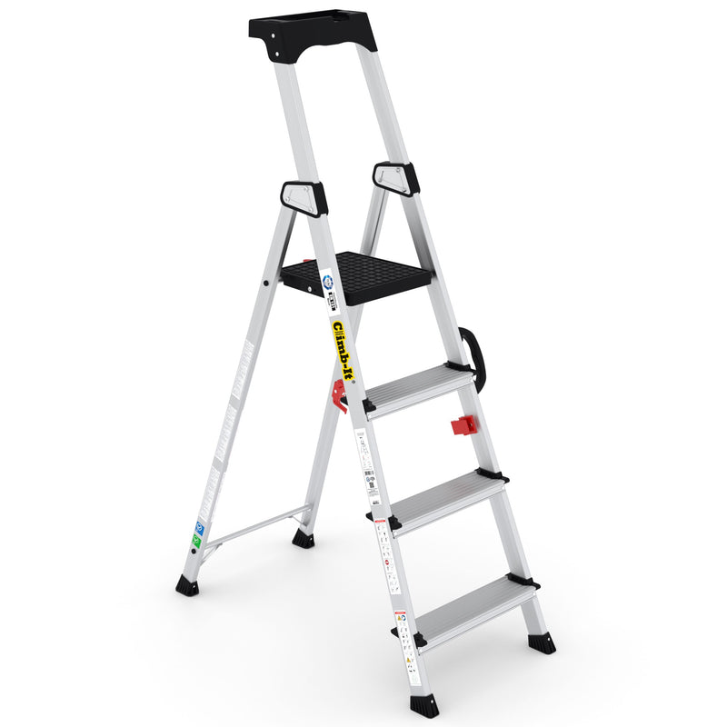 Climb-It Professional Stepladders with Carry Handle  Get Me Packaging 4  