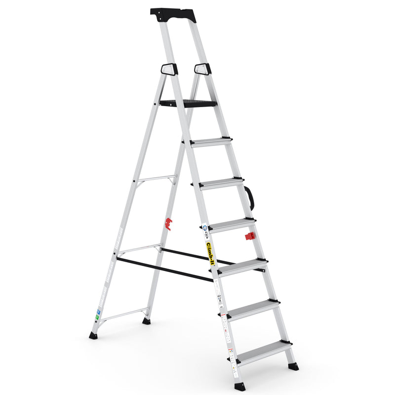 Climb-It Professional Stepladders with Carry Handle  Get Me Packaging 7  