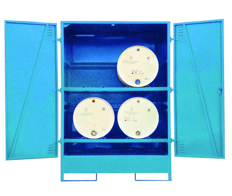 Fully Enclosed Drum Stores  Get Me Packaging Horizontal Storage 1 