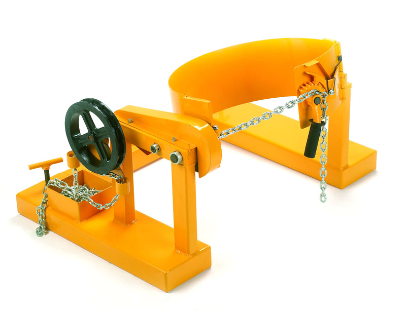 Fork Lift Drum Tilter  Get Me Packaging   