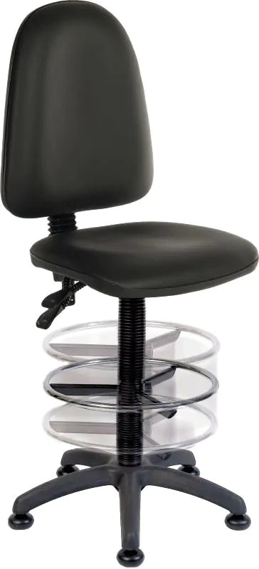 Ergo Twin PU Deluxe Draughter Chair  Get Me Packaging   