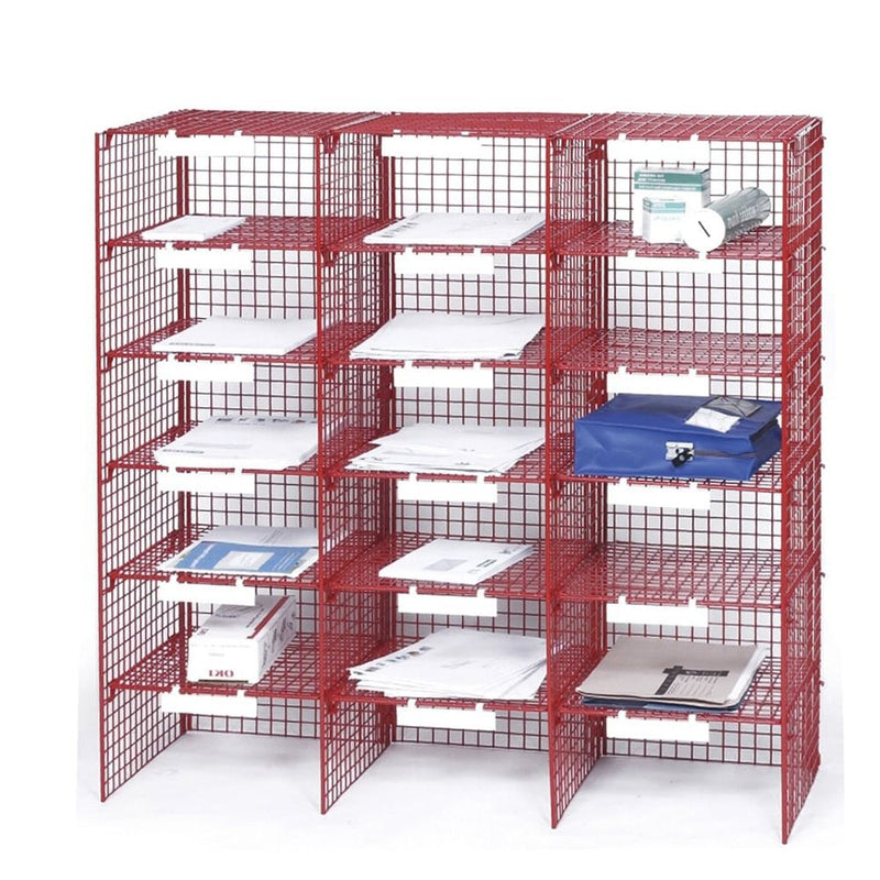 Mailroom Sort Unit  Get Me Packaging 6 Blue 1067 x 381 x 554