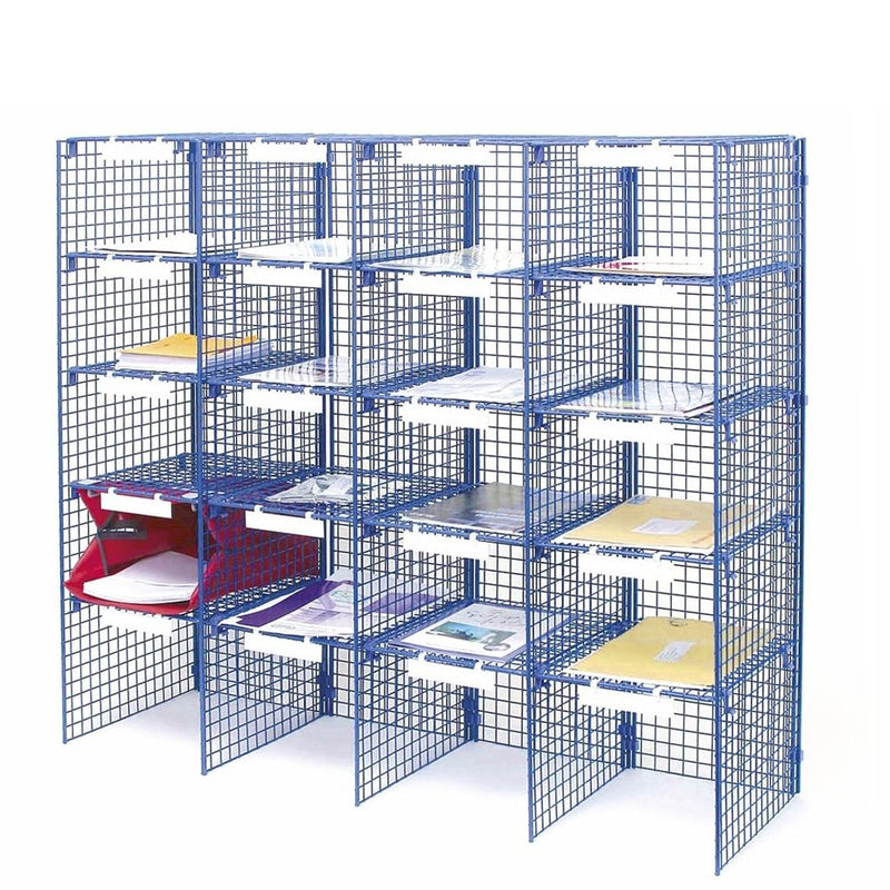 Mailroom Sort Unit  Get Me Packaging 20 Blue 1219 x 381 x 1067