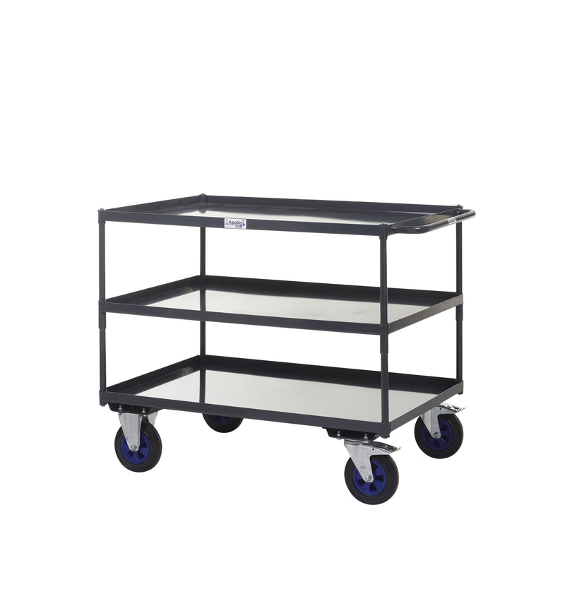 Apollo UK Table Top Shelf Trucks - Steel Shelves  Get Me Packaging   