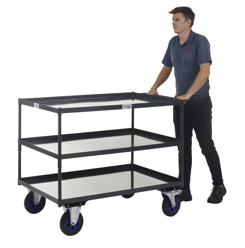 Apollo UK Table Top Shelf Trucks - Steel Shelves  Get Me Packaging 3 1000 x 700 