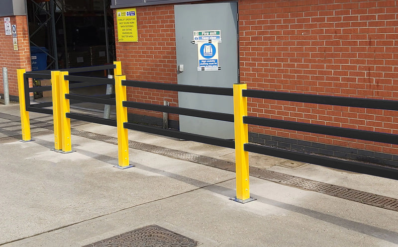 Brandsafe Pedestrian Barriers  Get Me Packaging   