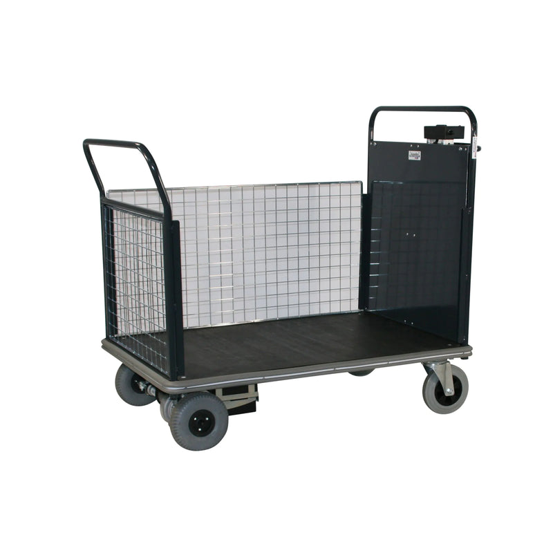 Apollo UK Powered Platform Trucks - Mesh End & Sides  Get Me Packaging   