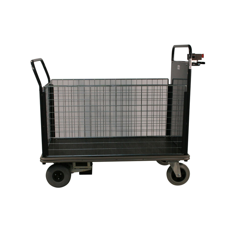 Apollo UK Powered Platform Trucks - Mesh End & Sides  Get Me Packaging   