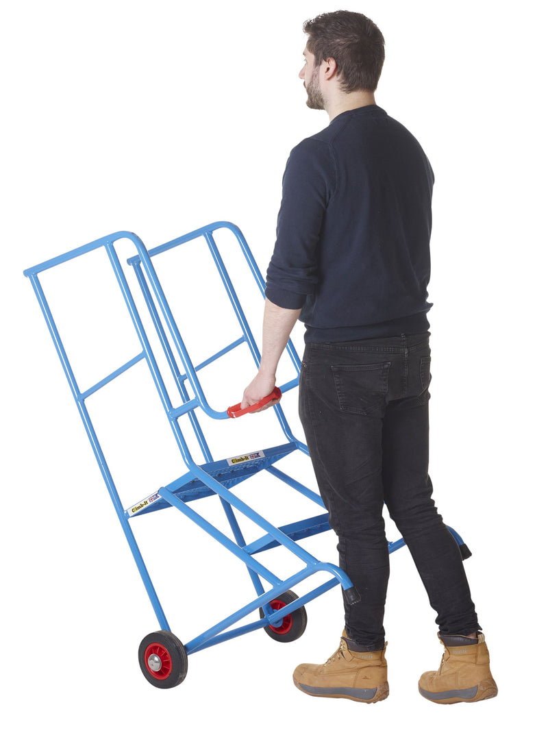 Climb-It UK Loading Steps  Get Me Packaging Blue 2 