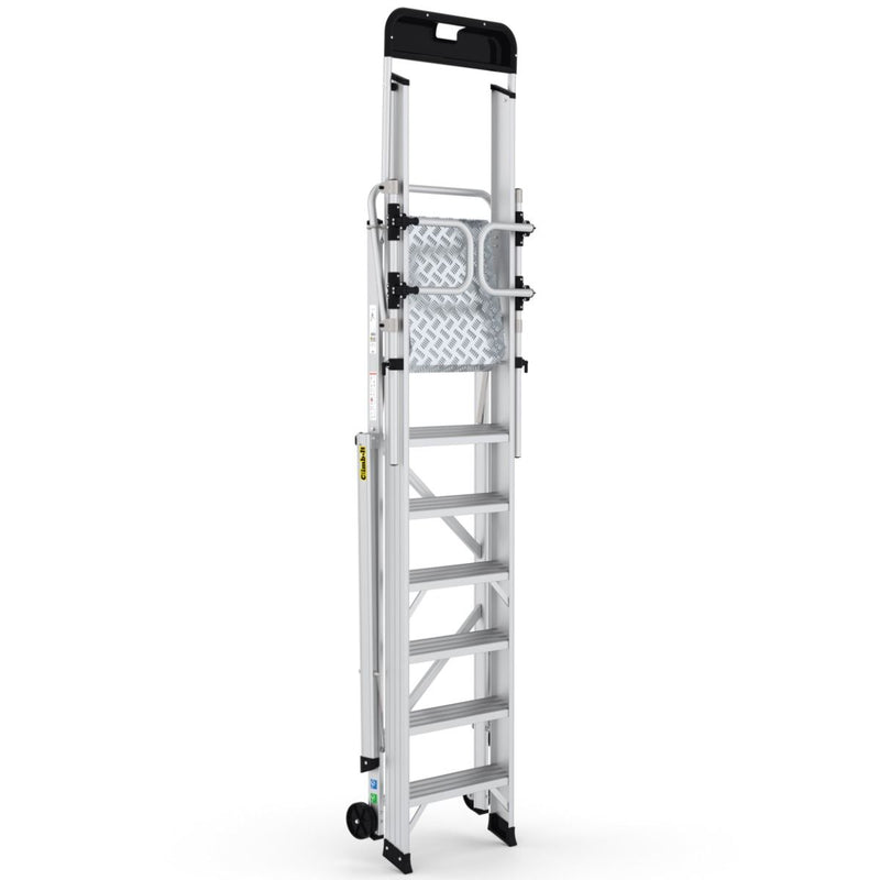 Climb-It Large Platform Folding Steps with Safety Gates  Get Me Packaging   