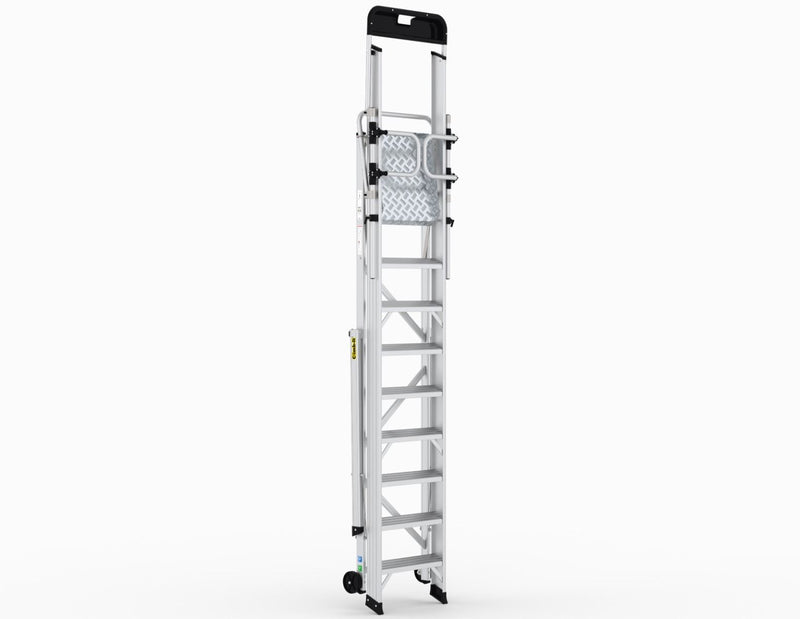 Climb-It Large Platform Folding Steps with Safety Gates  Get Me Packaging   