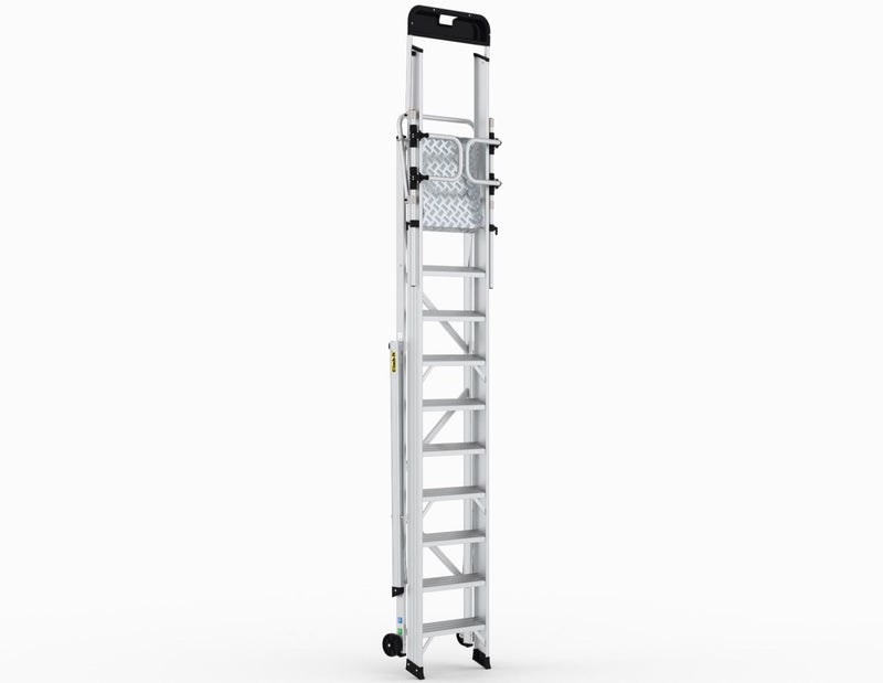 Climb-It Large Platform Folding Steps with Safety Gates  Get Me Packaging   