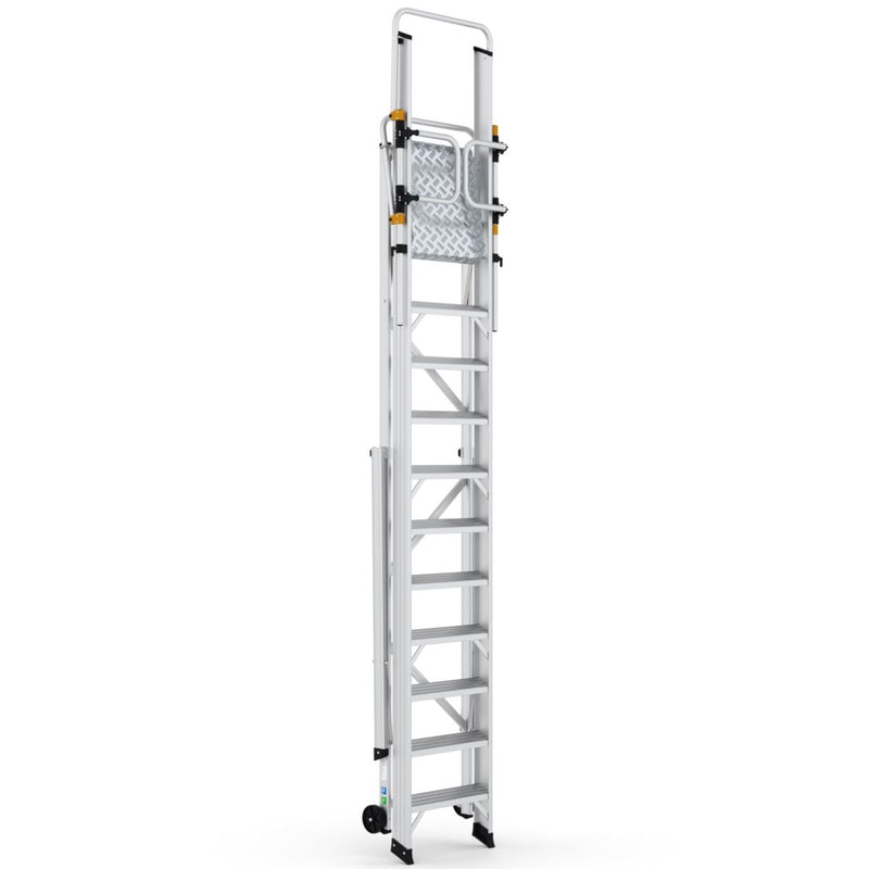 Climb-It Large Platform Folding Steps with Safety Gates  Get Me Packaging   