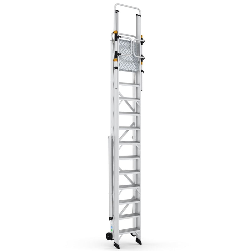 Climb-It Large Platform Folding Steps with Safety Gates  Get Me Packaging   