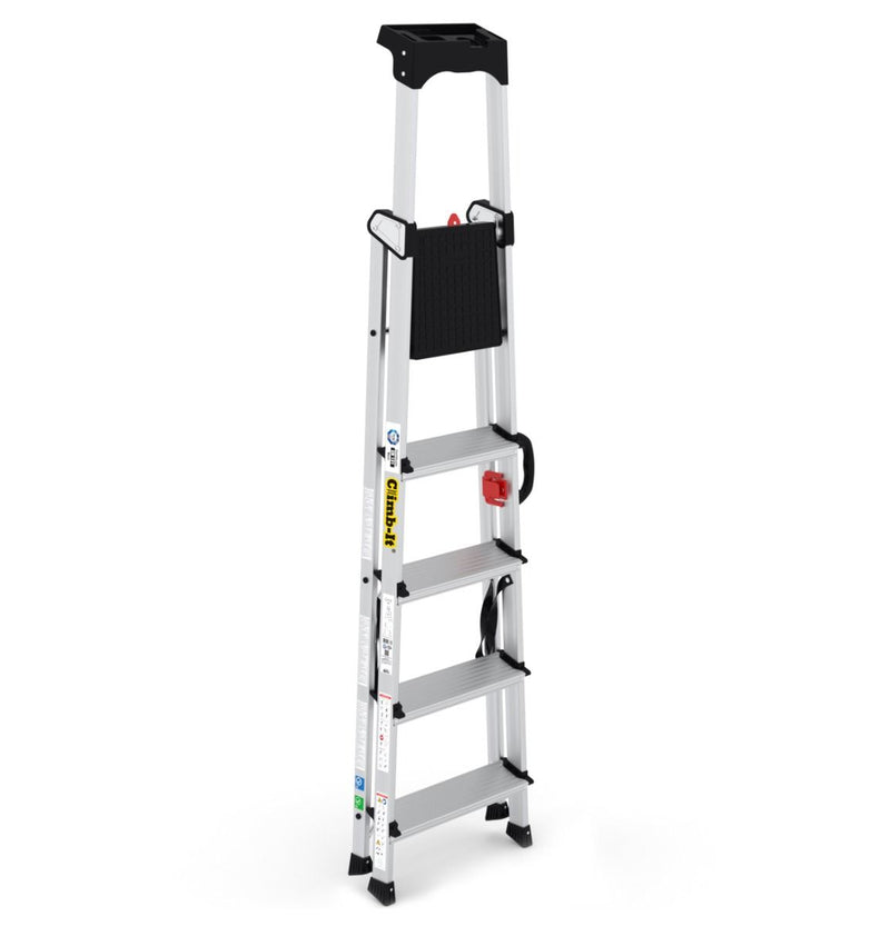 Climb-It Professional Stepladders with Carry Handle  Get Me Packaging   