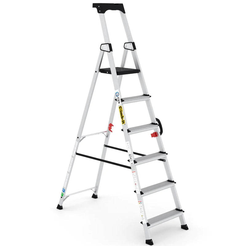 Climb-It Professional Stepladders with Carry Handle  Get Me Packaging   