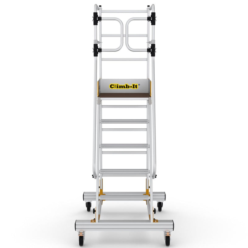 Climb-It Mobile Steps with Safety Gate  Get Me Packaging   